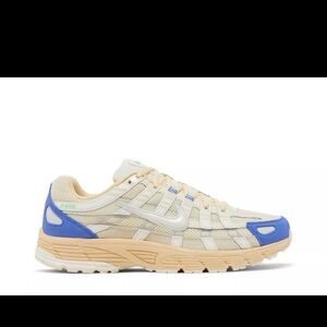 Nike P-6000 Athletic Department Coconut Milk Blue Men's Shoes new